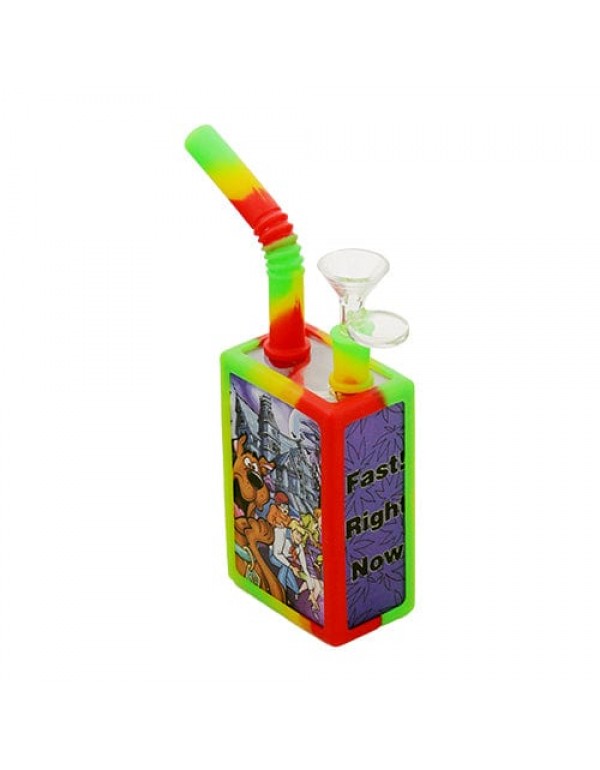 Cartoon Juice Box Silicone Bong