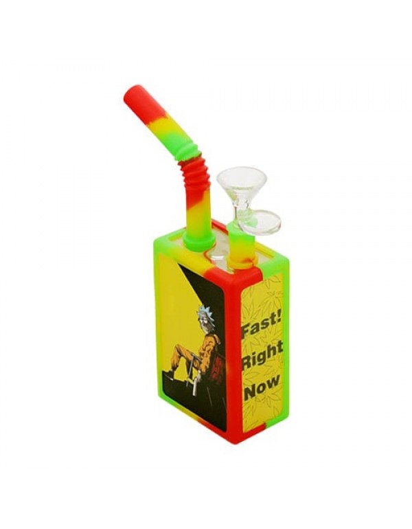 Cartoon Juice Box Silicone Bong