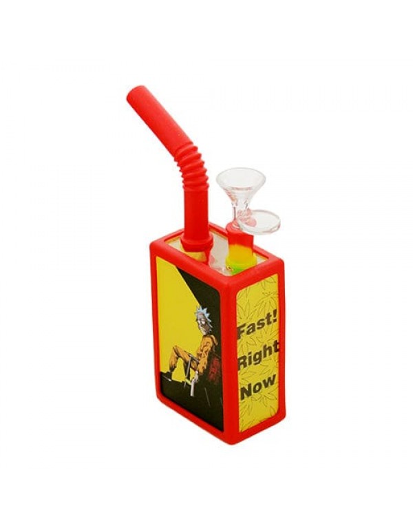 Cartoon Juice Box Silicone Bong