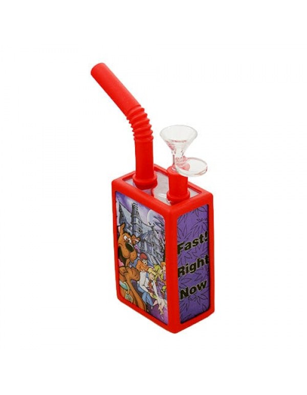 Cartoon Juice Box Silicone Bong