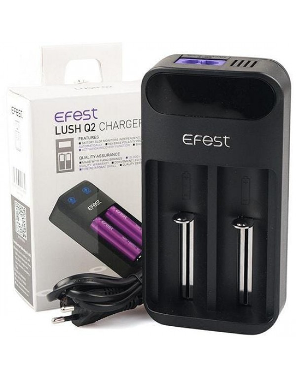 Efest LUSH Q2 Dual Slot Battery Charger