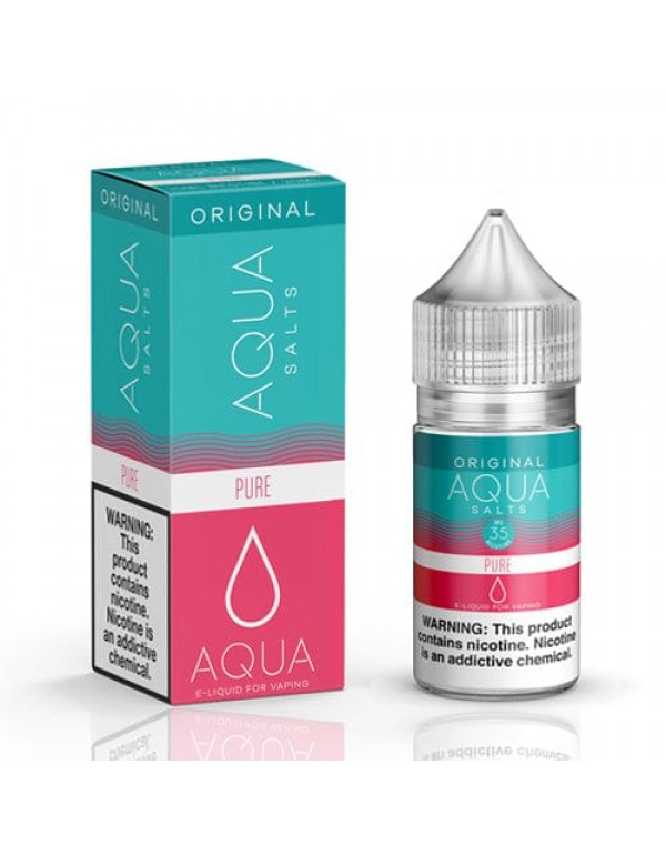 Aqua Salts Original Pure 30ml Nic Salt Vape Juice