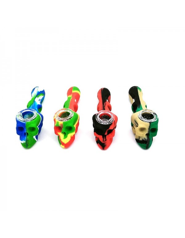 Silicone Skull Pipe