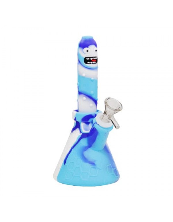 Pickle Rick Silicone Bong