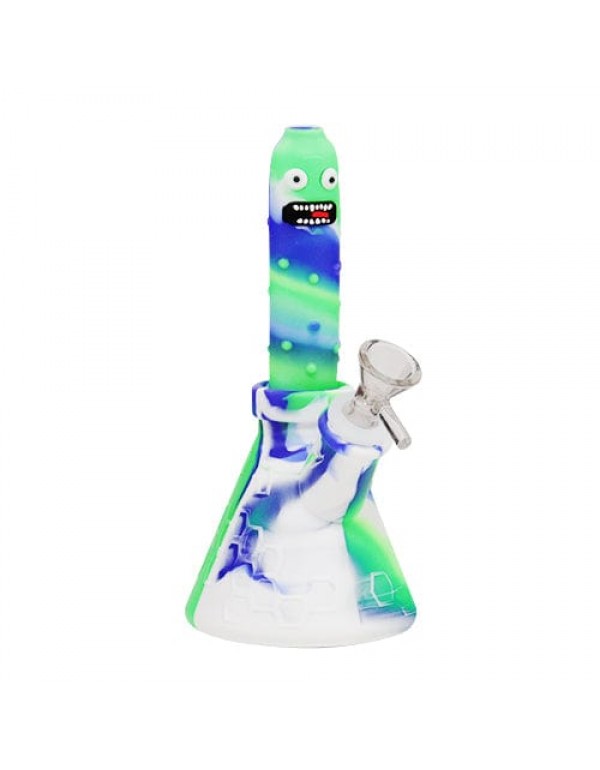 Pickle Rick Silicone Bong