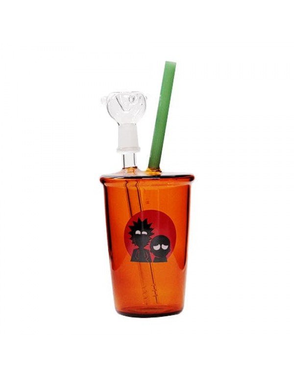 Rick & Morty Glass Coffee Cup Bong