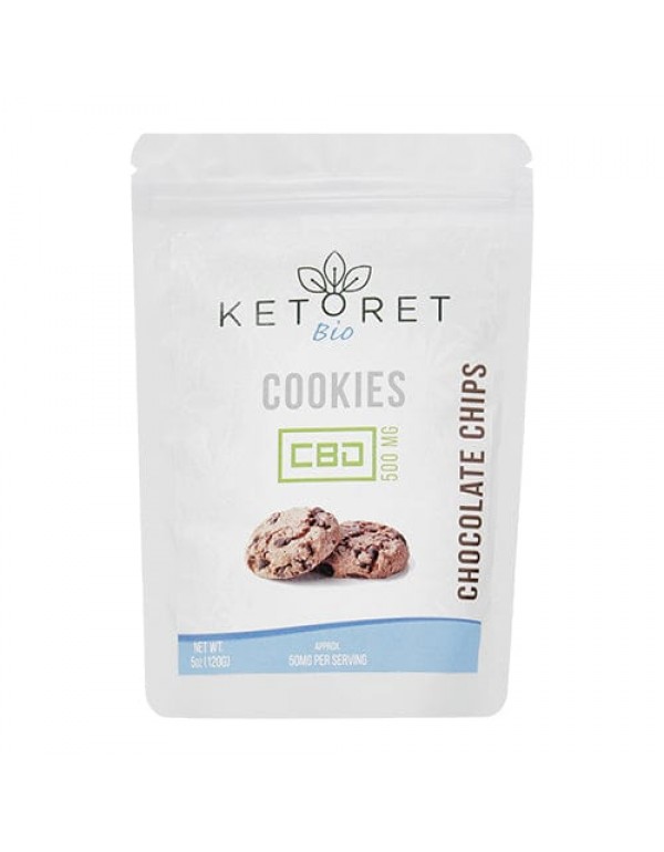 Ketoret Bio CBD Chocolate Chip Cookies 500mg (10x Pack)