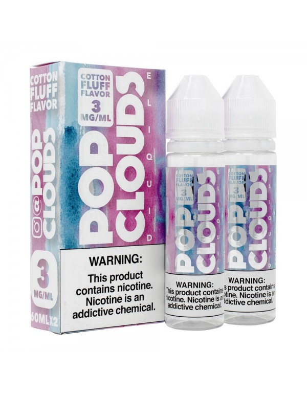 Cotton Candy 2x 60ml Vape Juice - Pop Clouds