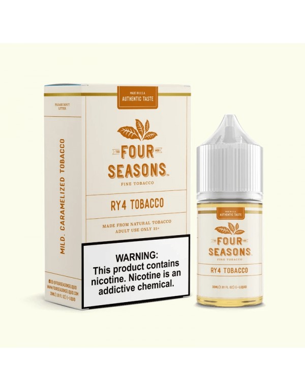 Four Seasons E-Liquids RY4 Tobacco 30ml Vape Juice