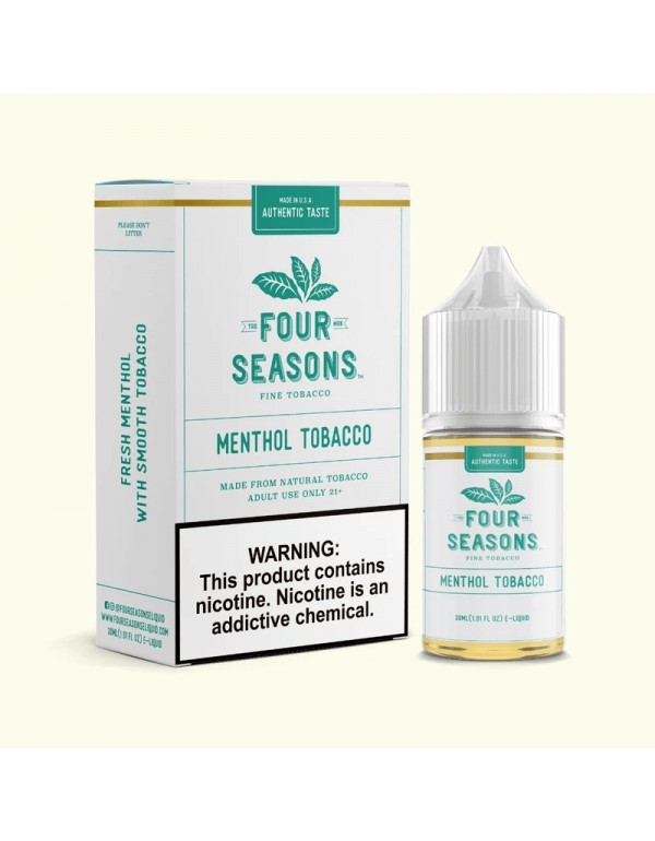 Four Seasons E-Liquids Menthol Tobacco 30ml Vape Juice