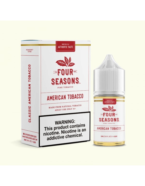 Four Seasons E-Liquids American Tobacco 30ml Vape ...