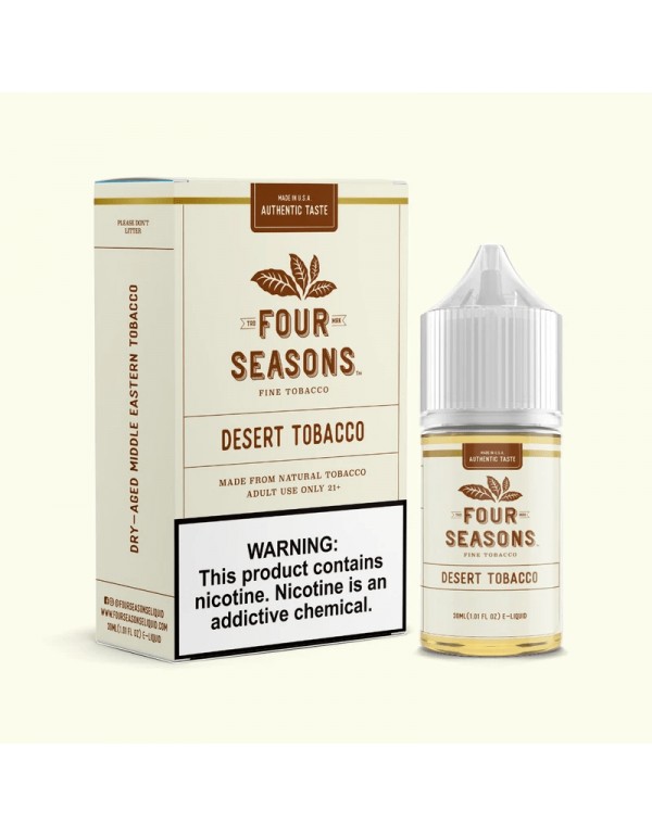 Four Seasons E-Liquids Desert Tobacco 30ml Vape Juice