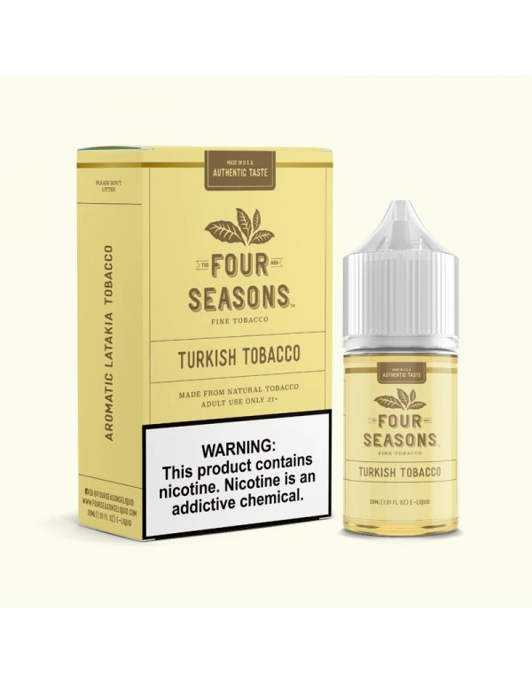 Four Seasons E-Liquids Turkish Tobacco 30ml Vape J...