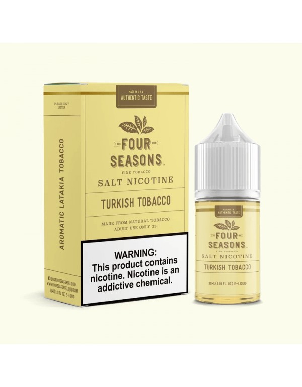 Four Seasons E-Liquids Turkish Tobacco 30ml Nic Sa...