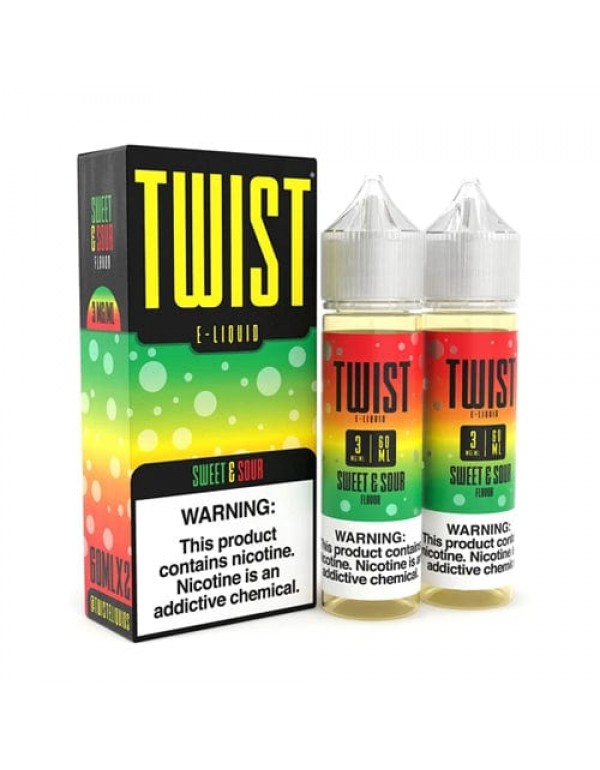 Sweet & Sour 2x 60ml (120ml) Vape Juice - Twis...