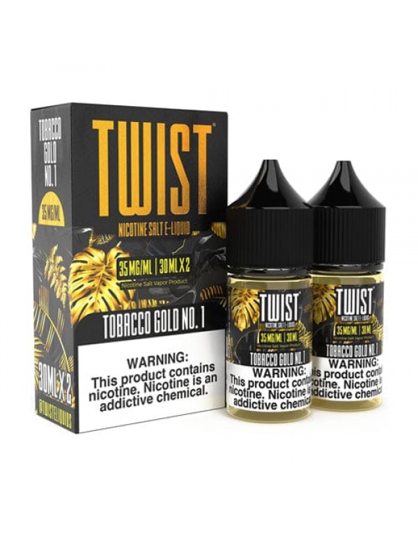 Tobacco Gold No.1 2x 30ml (60ml) Nic Salt Vape Jui...