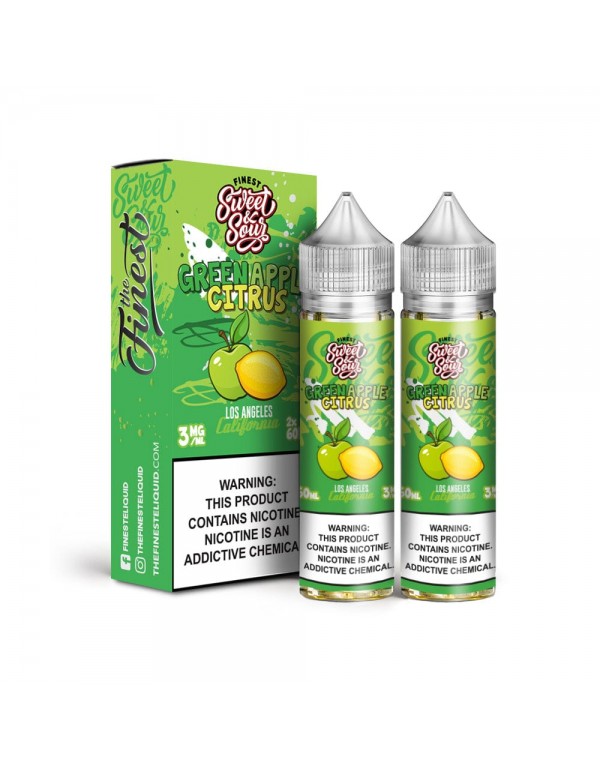 The Finest Green Apple Citrus 2x 60ml Vape Juice