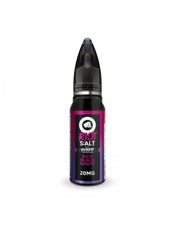 Riot Squad Rich Black Grape 30ml Nic Salt Vape Jui...