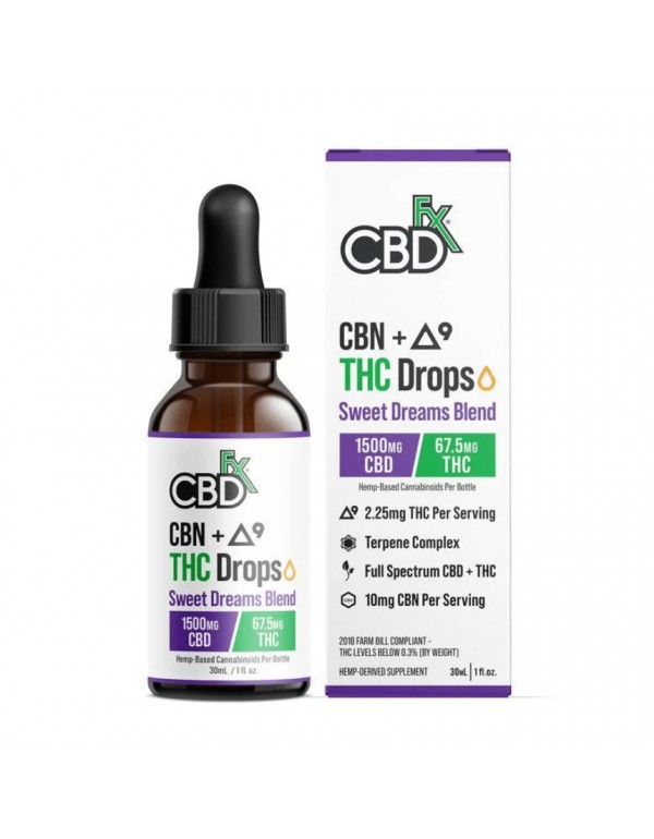 CBDfx Delta 9 + CBN Sweet Dreams Blend Tincture