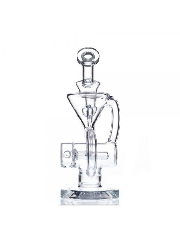 9" Slitted Inline Recycler Dab Rig