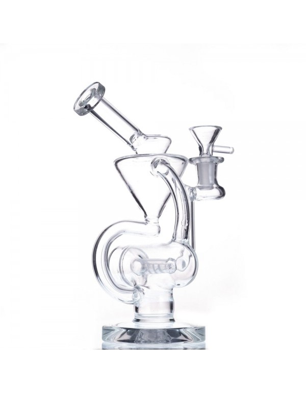 9" Slitted Inline Recycler Dab Rig