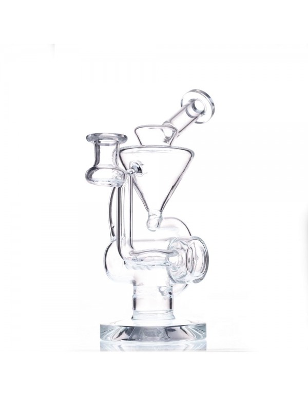 9" Slitted Inline Recycler Dab Rig