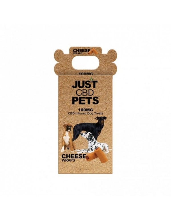 JustCBD Cheese Wraps CBD Dog Treats
