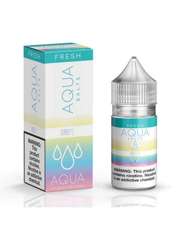 Aqua Salts Fresh Drops 30ml Nic Salt Vape Juice