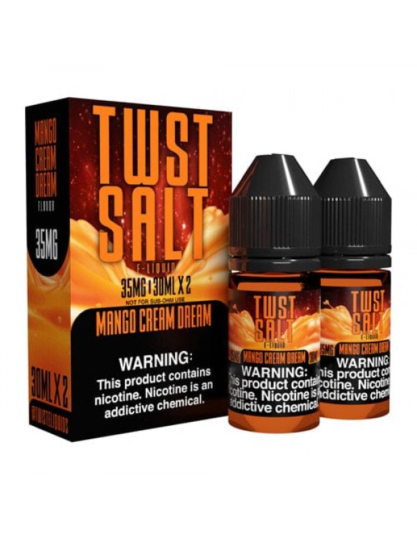 Mango Cream Dream 2x 30ml (60ml) Nic Salt Vape Jui...