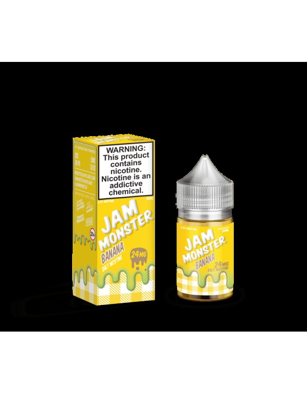 Jam Monster Salts Banana 30ml Nic Salt Vape Juice