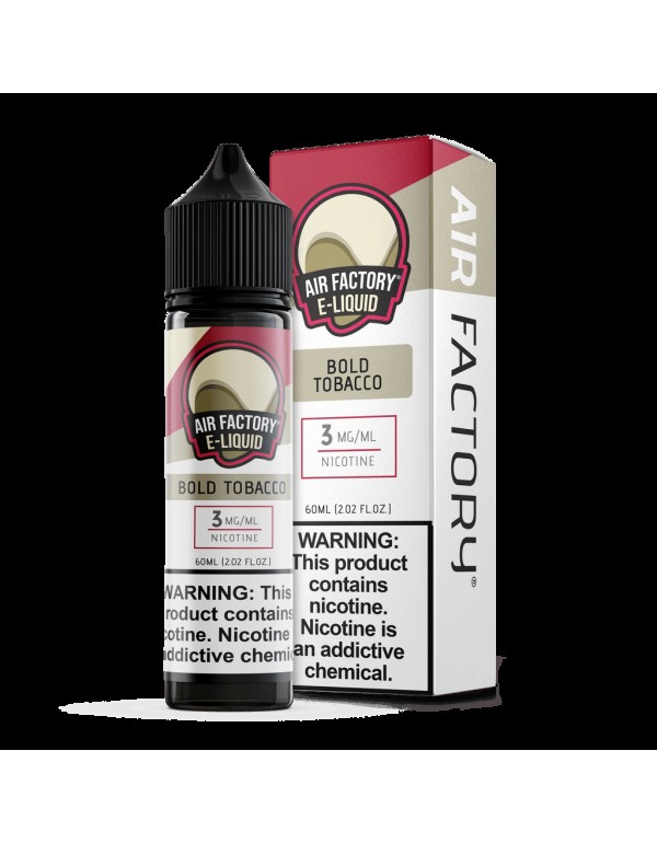 Air Factory Bold Tobacco 60ml Vape Juice