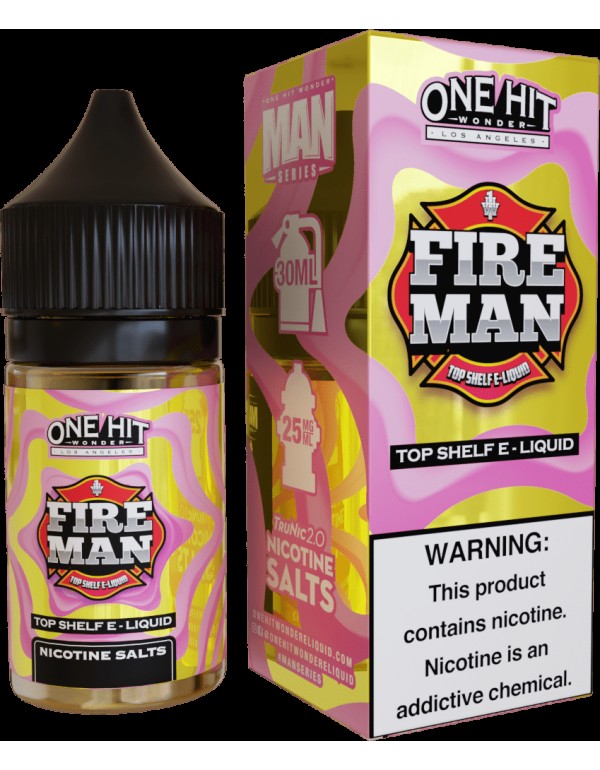 One Hit Wonder Fire Man 30ml Nic Salt Vape Juice