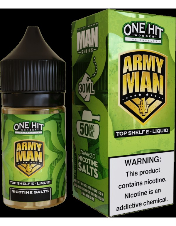 One Hit Wonder Army Man 30ml Nic Salt Vape Juice