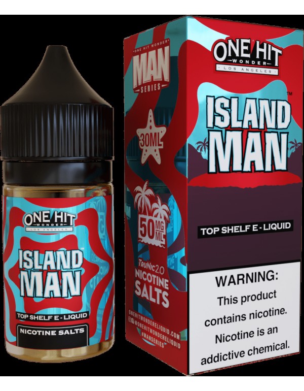 One Hit Wonder Island Man 30ml Nic Salt Vape Juice