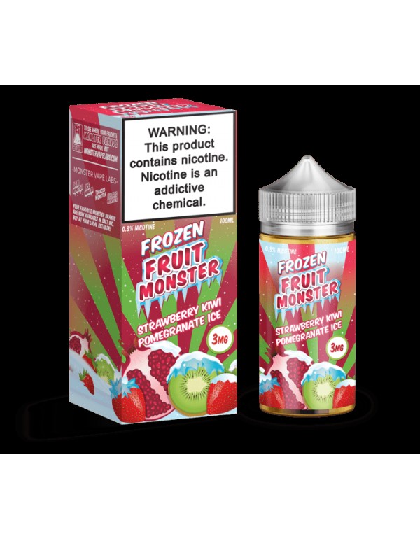 Frozen Fruit Monster Strawberry Kiwi Pomegranate Ice 100ml Vape Juice