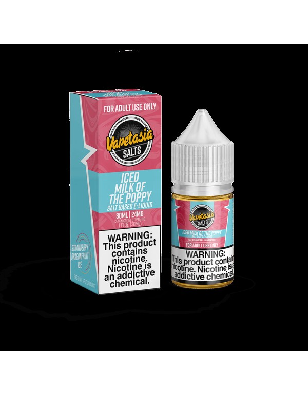 Vapetasia Salts ICED Milk of the Poppy 30ml Nic Sa...