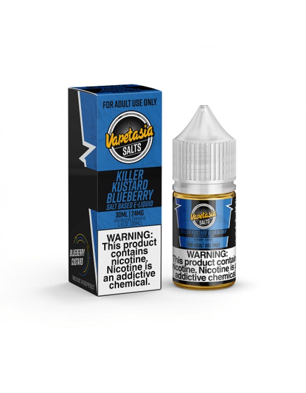 Vapetasia Salts Killer Kustard Blueberry 30ml Nic ...