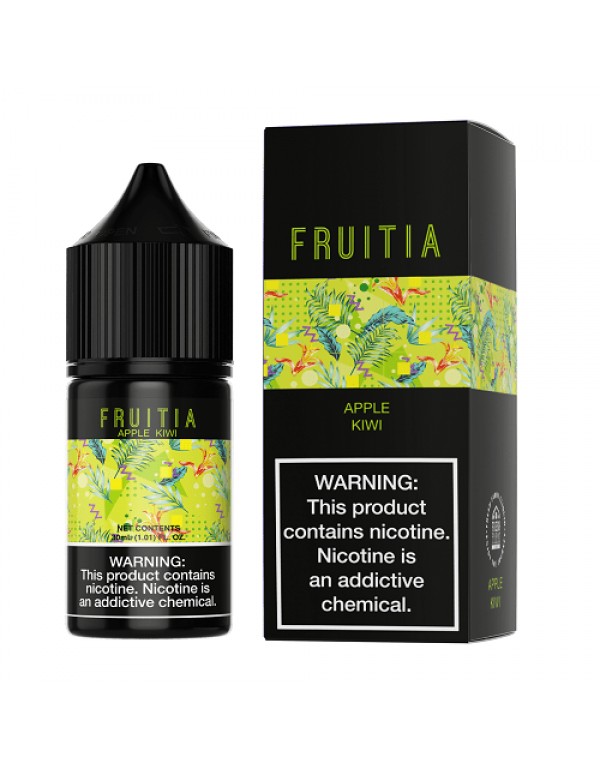 Fruitia Apple Kiwi 30ml Nic Salt Vape Juice