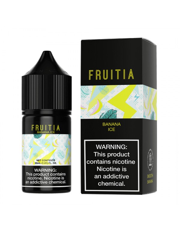Fruitia Banana Ice 30ml Nic Salt Vape Juice