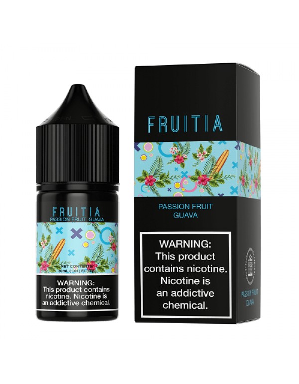 Fruitia Passionfruit Guava 30ml Nic Salt Vape Juic...