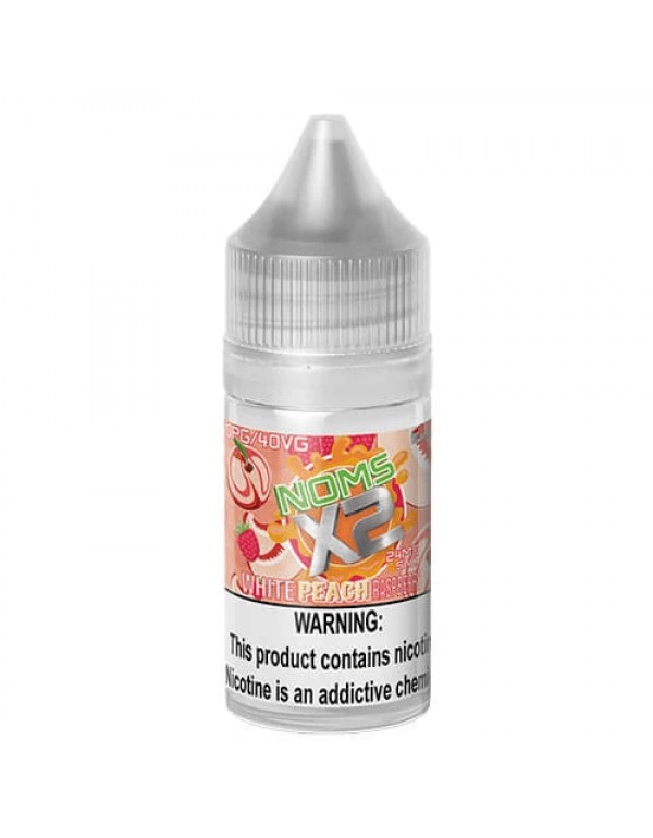 Noms X2 White Peach Raspberry 30ml Nic Salt Vape J...