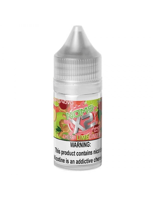 Noms X2 Cherry Lime Ginger 30ml Nic Salt Vape Juic...