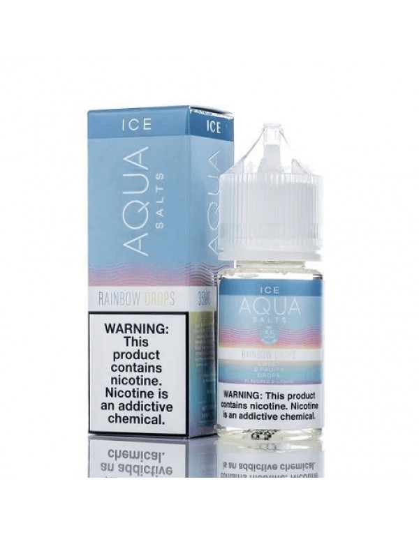 Aqua Synthetic Nicotine Menthol Drops 30ml Nic Salt Vape Juice