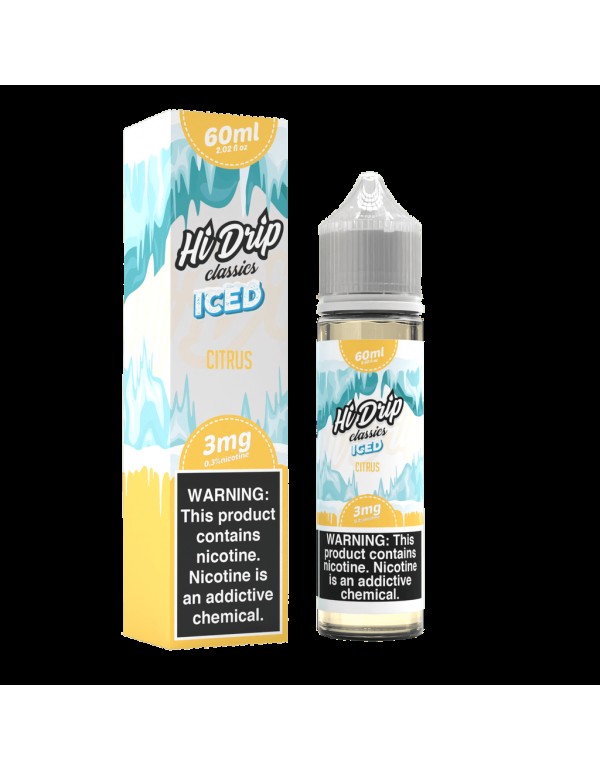 Citrus Iced 60ml Vape Juice - Hi Drip