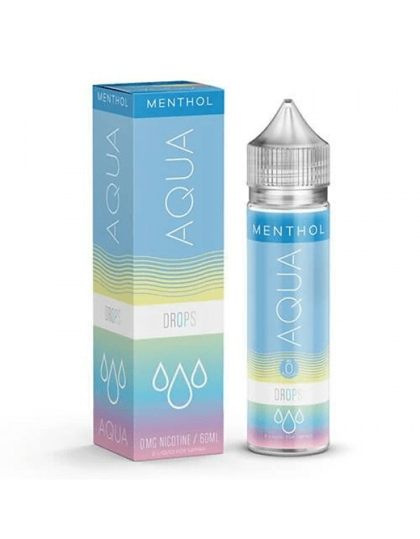 Aqua Synthetic Nicotine Drops Menthol 60ml Vape Ju...