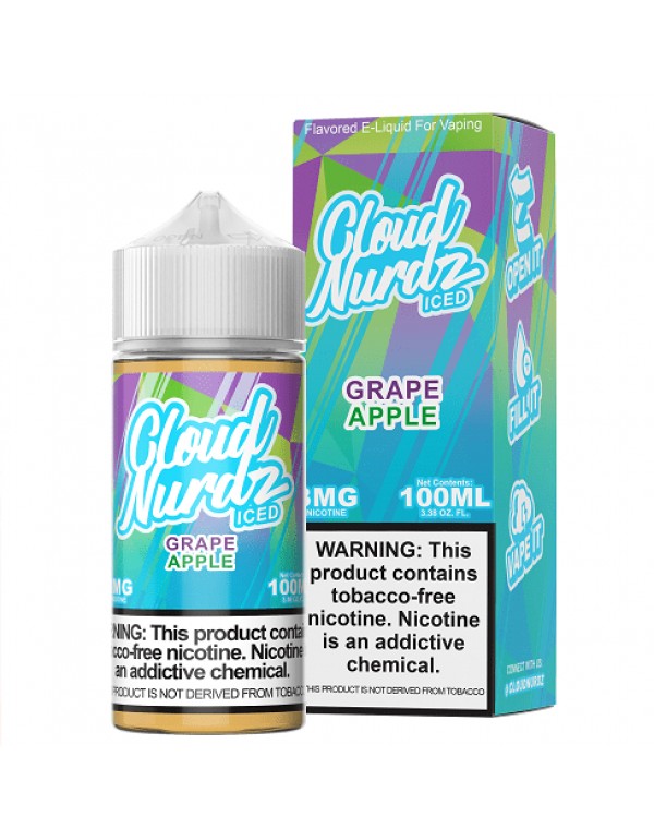 Iced Grape Apple 100ml Synthetic Nic Vape Juice - ...