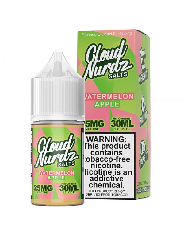 Watermelon Apple 30ml Synthetic Nic Salt Vape Juic...