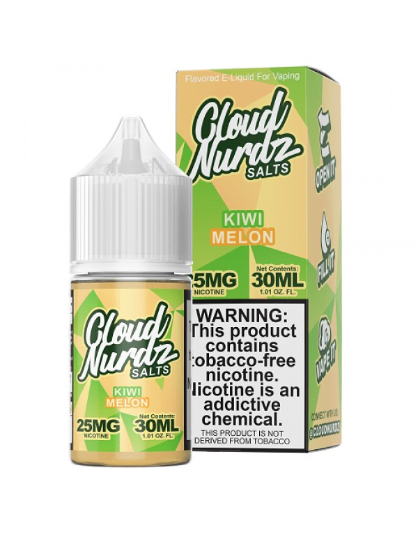 Kiwi Melon 30ml Synthetic Nic Salt Vape Juice - Cloud Nurdz