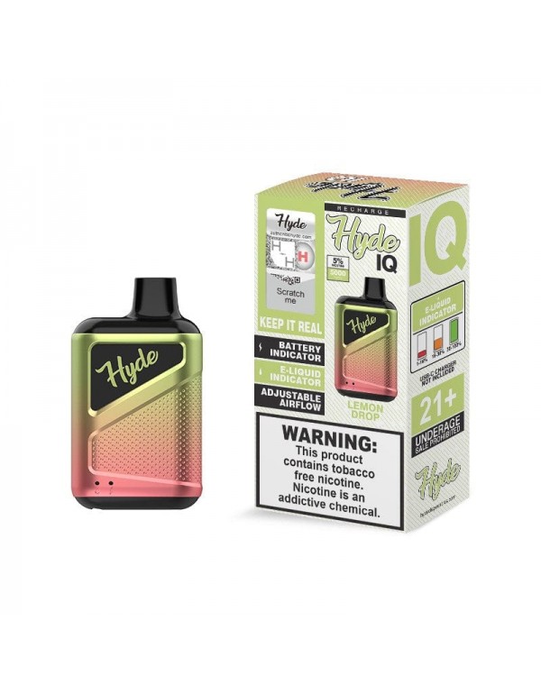 Hyde IQ Recharge Disposable Vape (5%, 5000 Puffs)