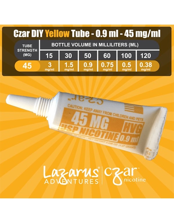 Czar Nicotine Shot Tubes